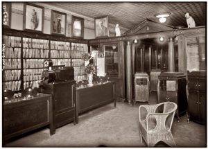 A Music Store in 1920s New York City